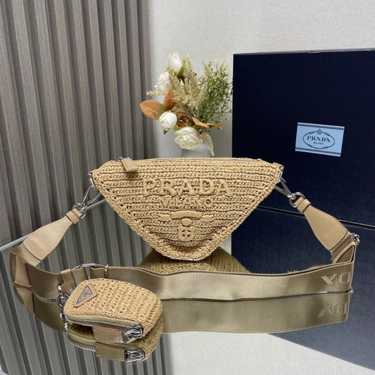 Prada Knitted Shoulder Bag