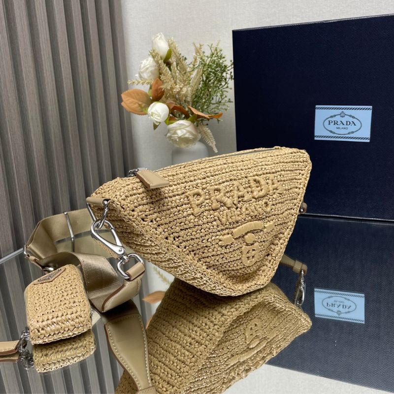 Prada Knitted Shoulder Bag