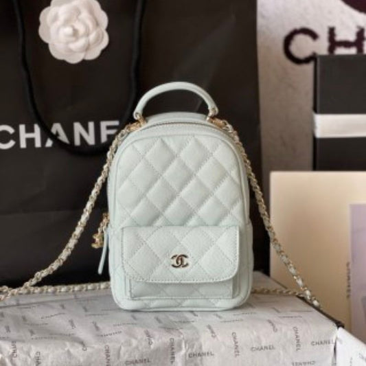 Chanel Caviar Mini Golden Hardware Backpack