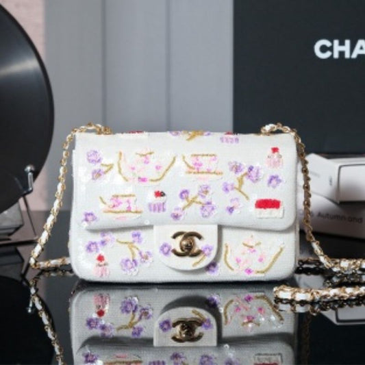 Chanel Sequin CF Bag Small