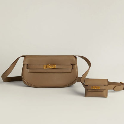 Hermes Kelly Brown Swift Bag