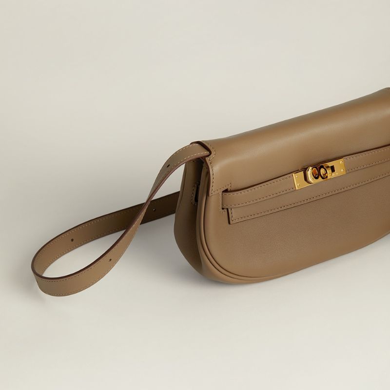 Hermes Kelly Brown Swift Bag