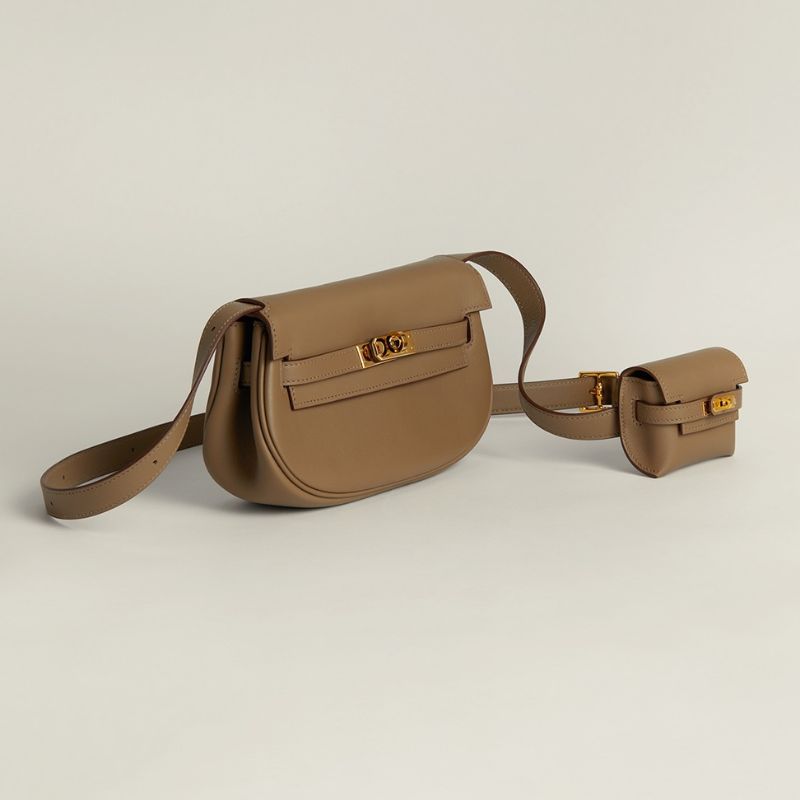 Hermes Kelly Brown Swift Bag