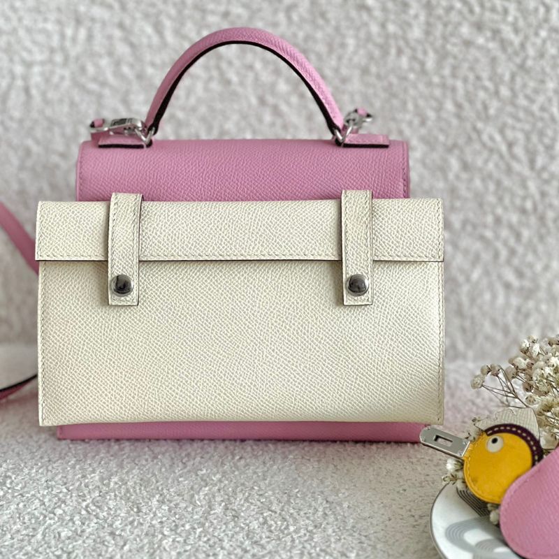 Hermes Kelly dole Picto Leather Bag