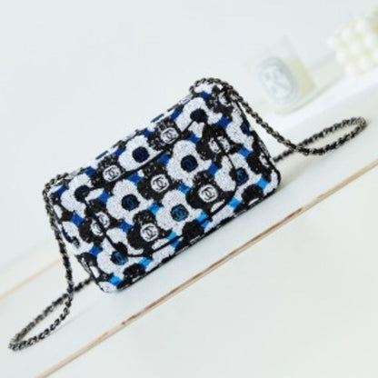 Chanel Squins Mini Rectangular Flap Bag