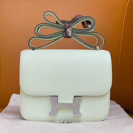 Hermes Constance Evercolor Palladium Bag