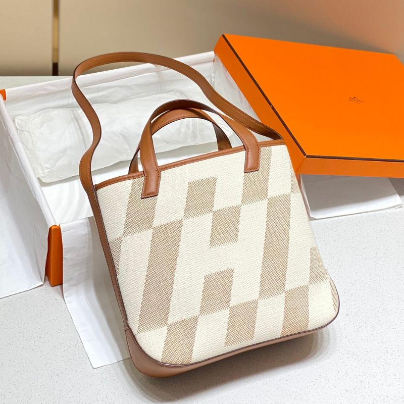 Hermes Cabas H En Biais 27 Bag