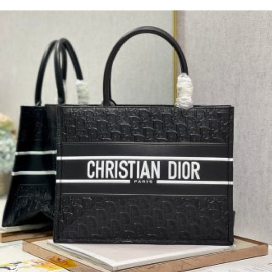 Dior Bayadere Embroidered Book Tote