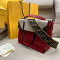 Fendi Vitello Grace FF 1974 Small Flip Tote Fragola Bag