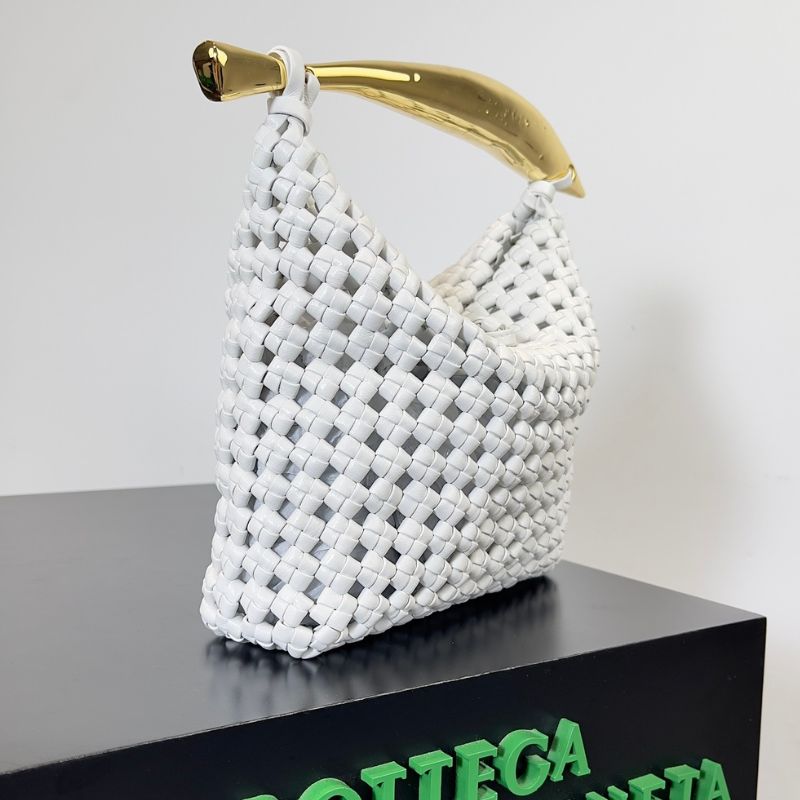 Bottega Veneta White ‘Sardine’ Hand Bag