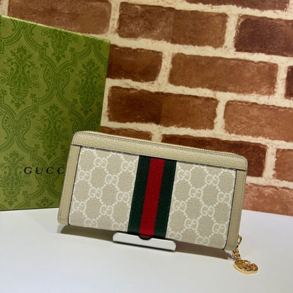 Gucci Ophidia Zip Around Wallet