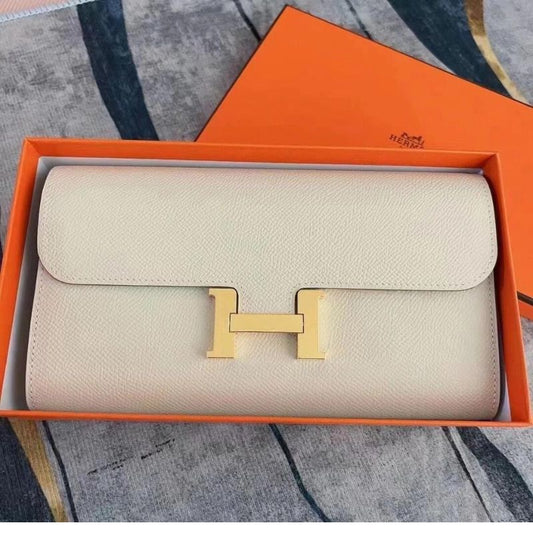 Hermes Constance To Go Wallet Gris Pale Epsom Gold Hardware