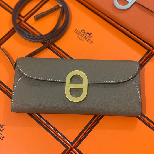 Hermes Sac Maillon To Go Etoupe Wallet