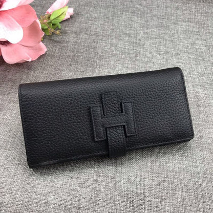 Hermes Epsom Monochrome Bearn Card Holder Wallet