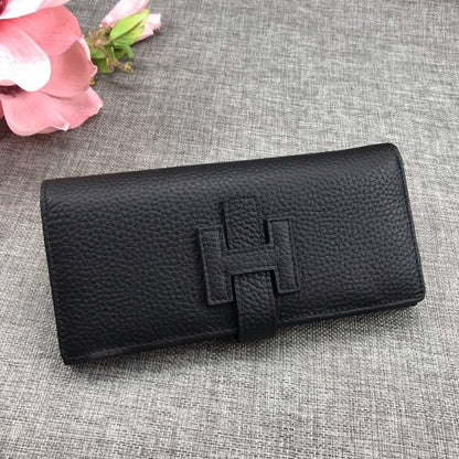 Hermes Epsom Monochrome Bearn Card Holder Wallet