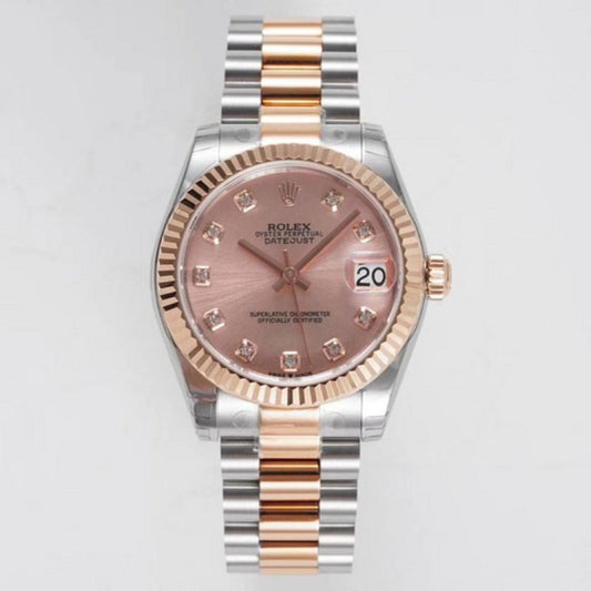 Rolex Lady-Datejust 26 Pink Diamond Dial Women's Watch