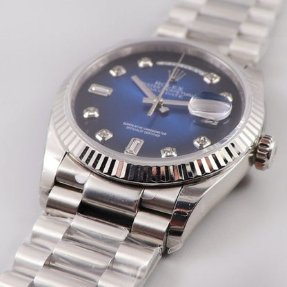 Rolex Day Date Blue Ombre Dial Watch