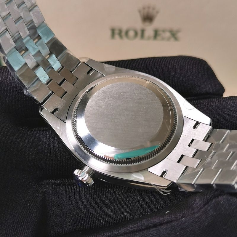 Rolex DateJust Pink Dial Stainless Steel Watch