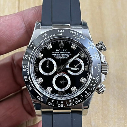 Rolex Cosmograph Daytona Diamond Bnw Dial Watch