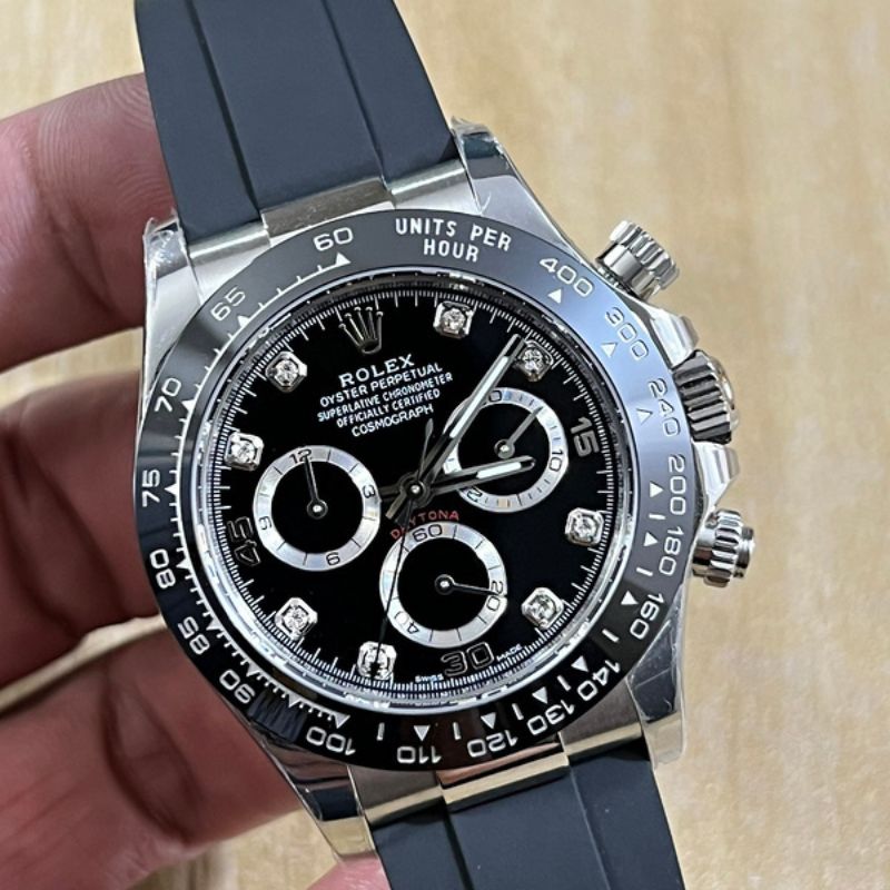 Rolex Cosmograph Daytona Diamond Bnw Dial Watch