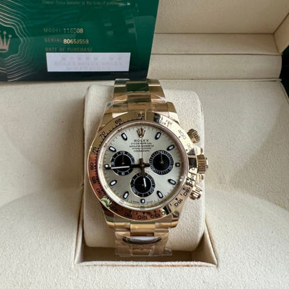 Rolex Cosmograph Daytona Pikachu Yellow Gold Watch