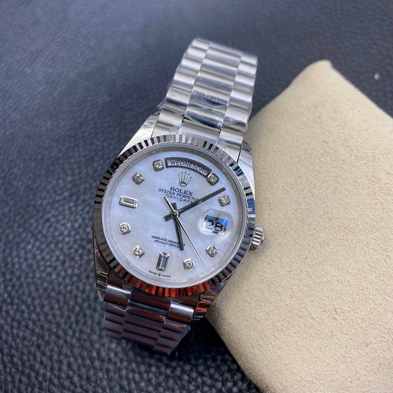 Rolex Day-Date 36 White Dial Watch