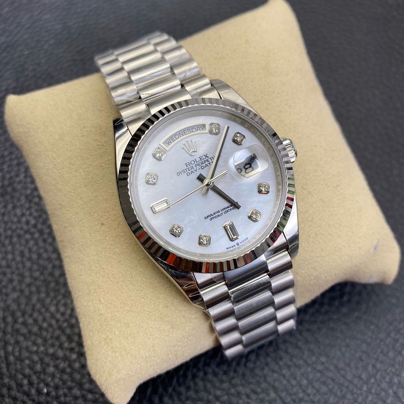 Rolex Day-Date 36 White Dial Watch