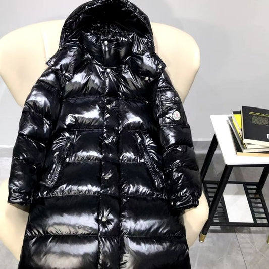 Moncler Inspired Detachable Hood Long Maya Down Jacket