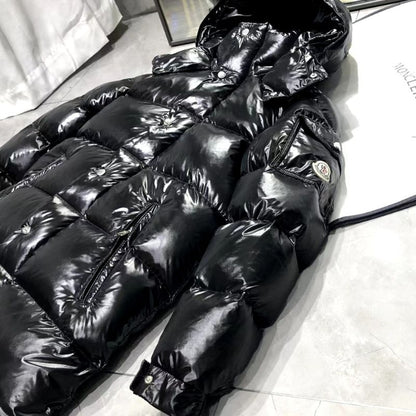 Moncler Inspired Detachable Hood Long Maya Down Jacket