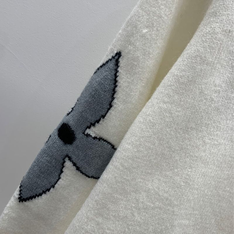 Louis Vuitton AW Jacquard Knitted Pullover Sweatshirt