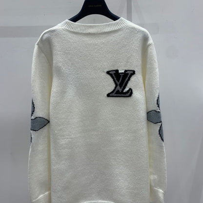 Louis Vuitton AW Jacquard Knitted Pullover Sweatshirt