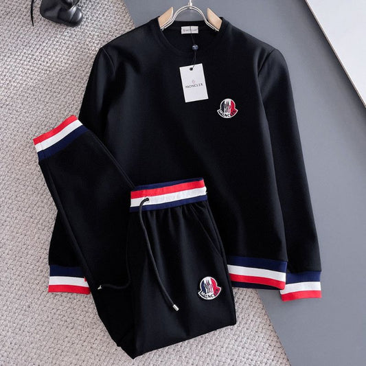 Moncler Luxe Roman Cotton Sweater Suit