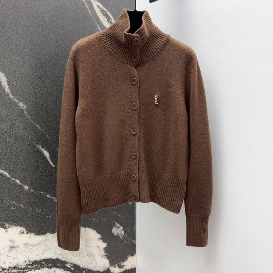 YSL VersaStyle Retro Knit Cardigan