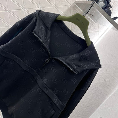 Gucci Hooded Zipper Sweatshirt