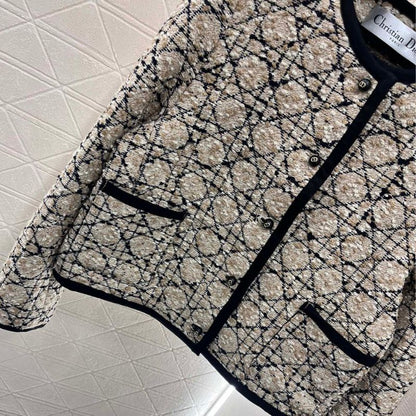 Dior Luxe Rattan Pattern Jacket