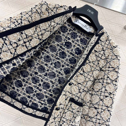 Dior Luxe Rattan Pattern Jacket