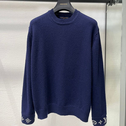 Louis Vuitton 24FW Threaded Cuff Intarsia Logo Sweater