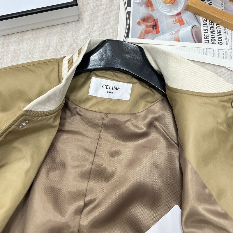 Celine Olive Green C-Shaped Jacket