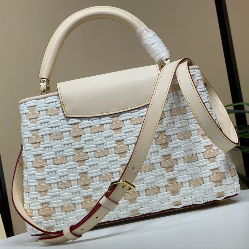 Louis Vuitton Capucines MM Knitted Bag