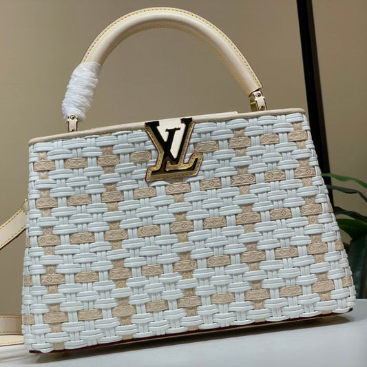 Louis Vuitton Capucines MM Knitted Bag