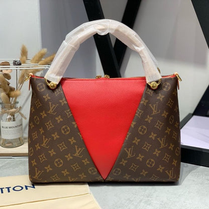 LV Monogram Leather Tote Bag