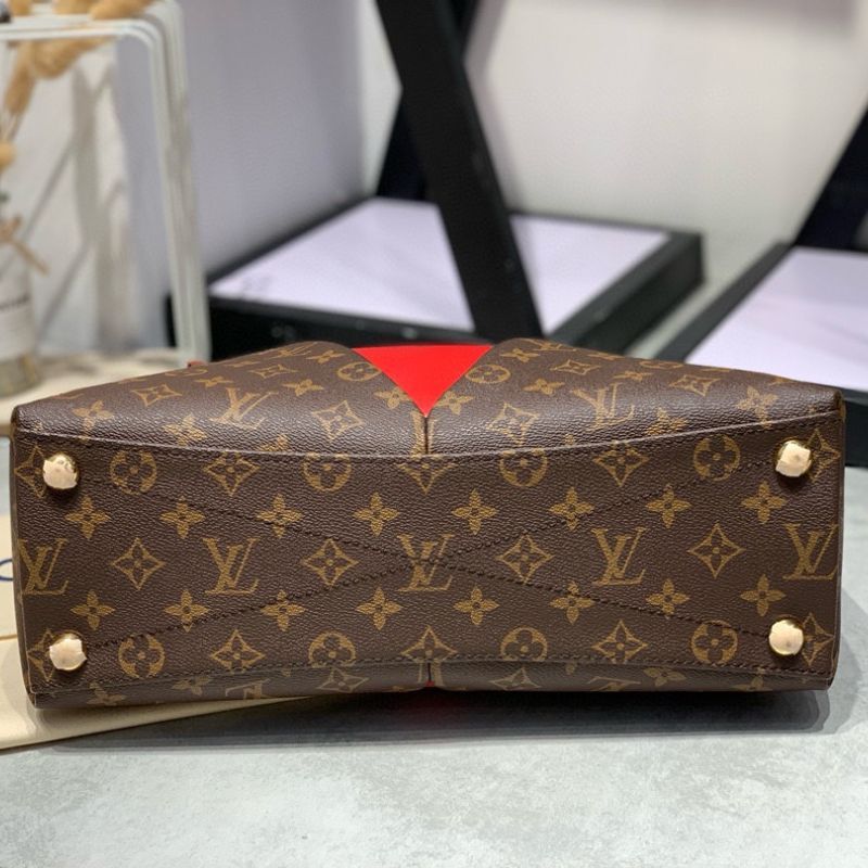 LV Monogram Leather Tote Bag