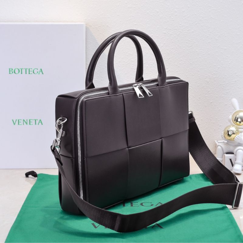 Bottega Veneta Black Arco Briefcase Bag