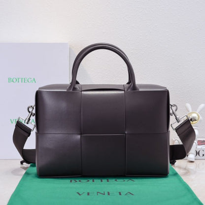 Bottega Veneta Black Arco Briefcase Bag