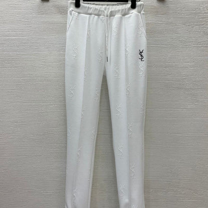 YSL Classic Monogram Embossed Sports Suit