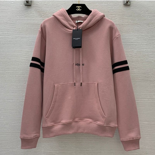 YSL Star Style Embroidered Hooded Sweatshirt