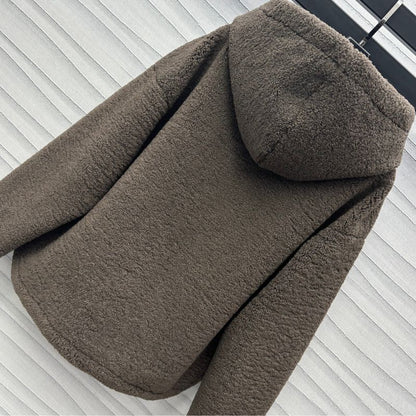 Loewe Hooded Teddy Lambswool Jacket