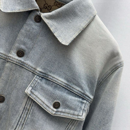 Gucci Double-Sided Jacquard Denim Jacket
