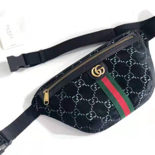 Gucci GG Velvet GG Marmont Belt Bag