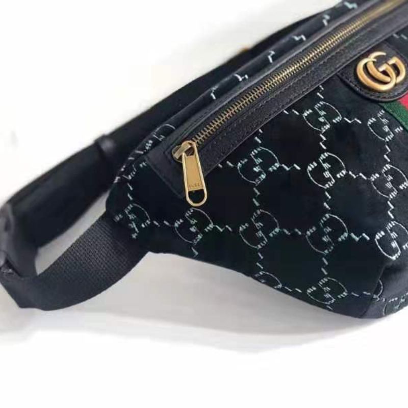 Gucci GG Velvet GG Marmont Belt Bag